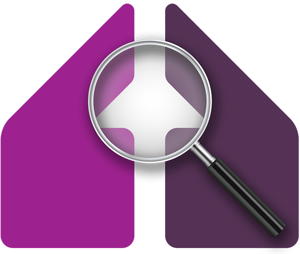 Image showing a magnifying glass in a pair of speech marks