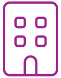 Icon showing an office building