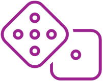 Icon showing a set of dice