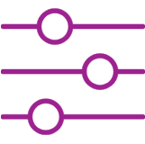 Icon showing 3 lines