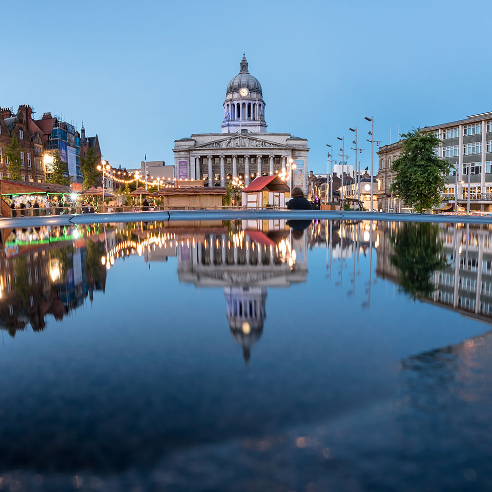 Image of the centre of Nottingham