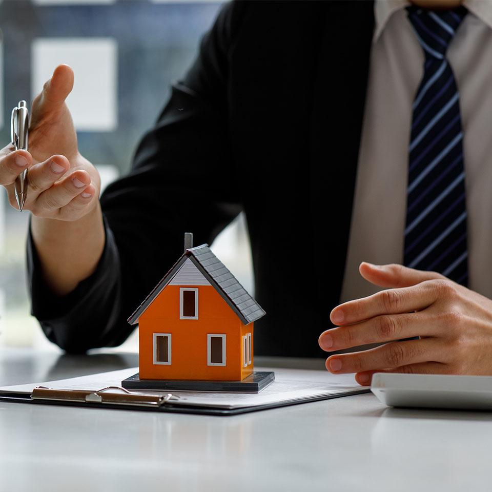 Image showing a close up of a mortgage broker